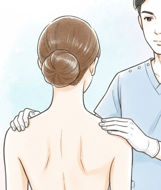 切開位置や挿入の考え方のイメージ