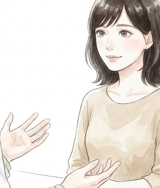 安全性と限界をきちんと説明するイメージ