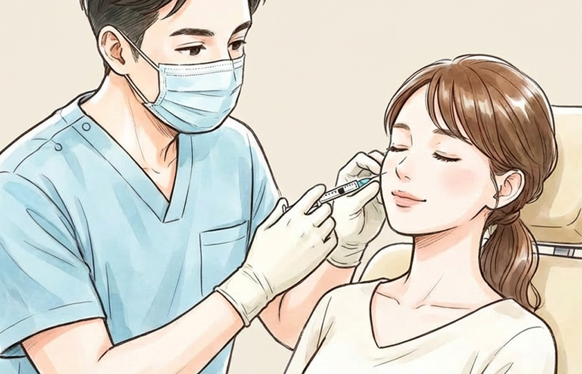 注入によるリフトアップ治療のイメージ