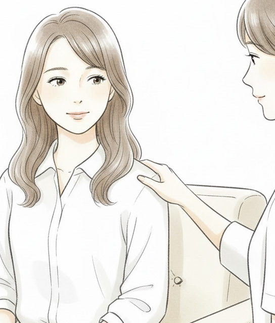 プライバシー配慮の個室対応イメージ