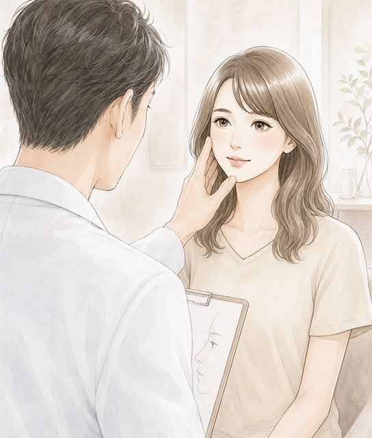 形成外科・美容外科専門医が解剖をふまえてデザインするイメージ