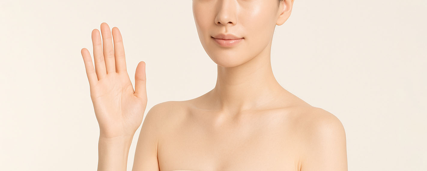 手のひらの汗腺抑制注射のイメージ