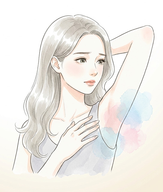 汗・ニオイの悩みを考えるイメージ