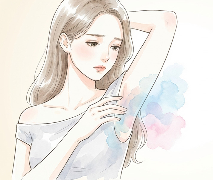 ワキガ・多汗症のイメージ