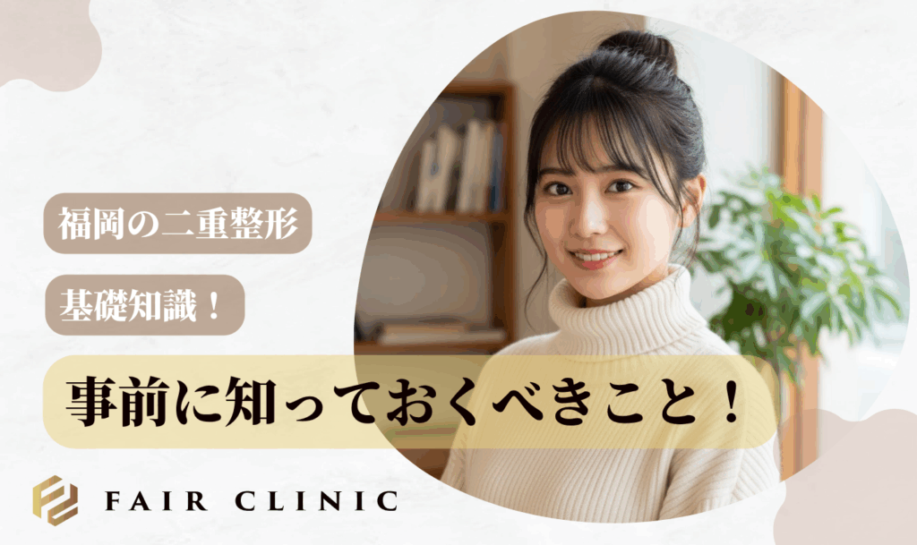 福岡で二重整形をする前に知っておくべきこと