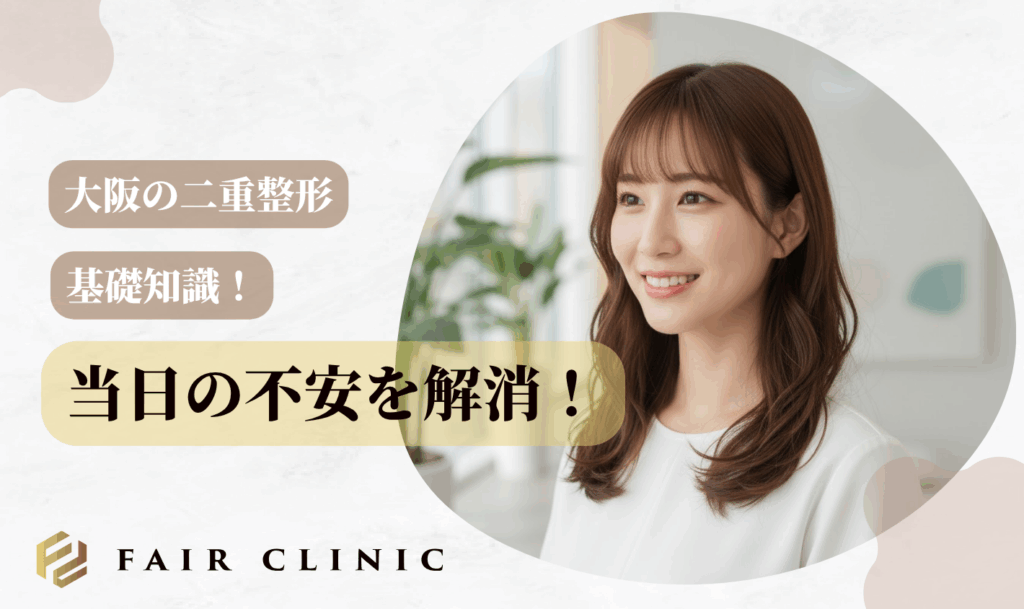 二重整形の基礎知識を解説！当日の不安を解消