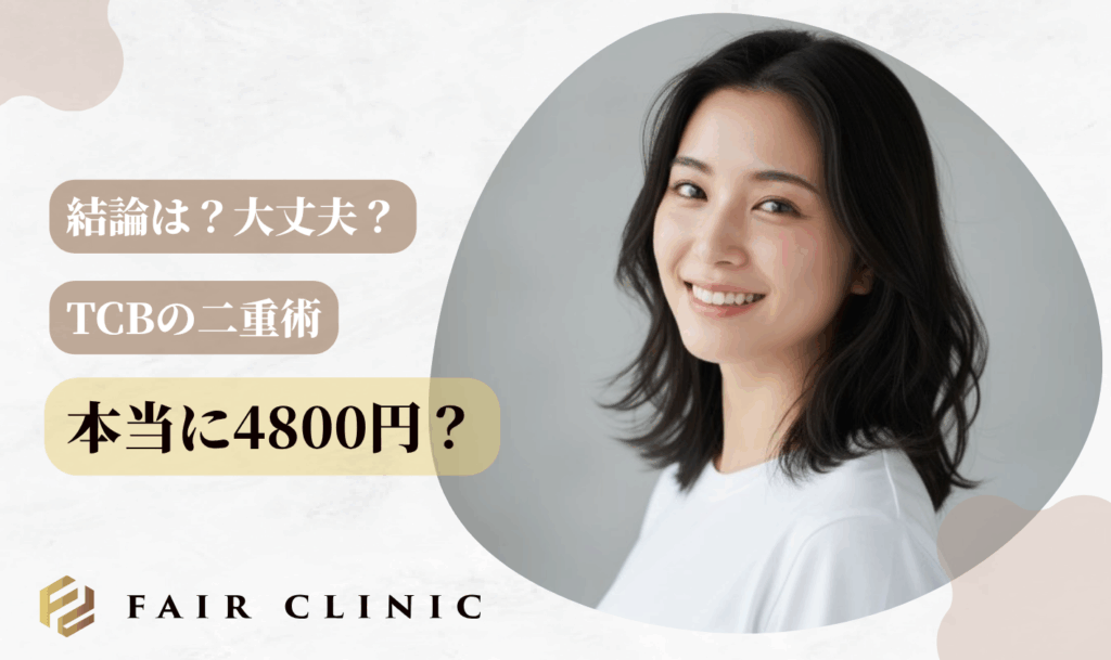 【結論】TCB二重術4,800円は本当に受けられる？