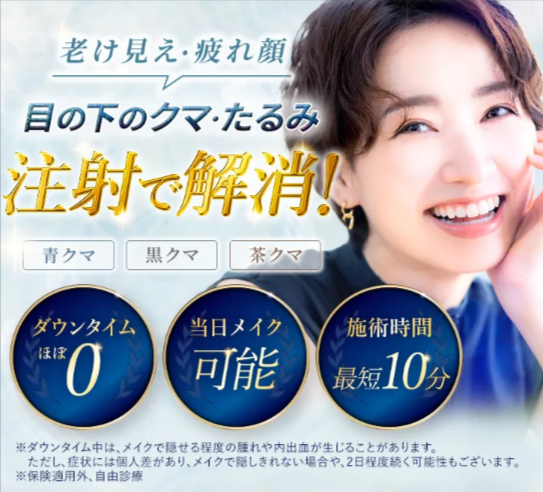 TCBのクマ取り注射