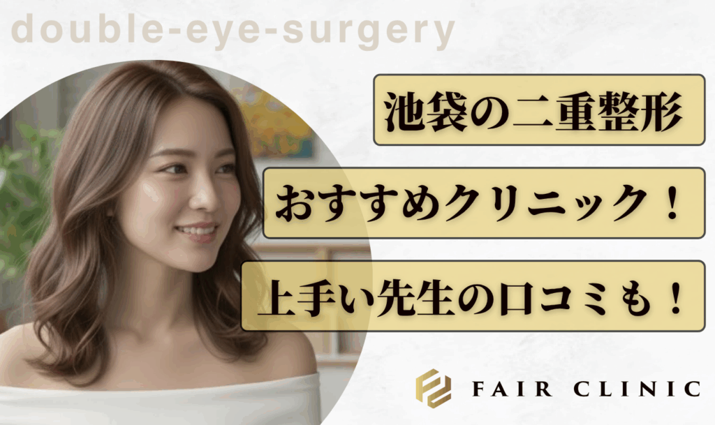池袋で二重整形におすすめのクリニック10選!二重埋没が上手い先生の口コミも紹介