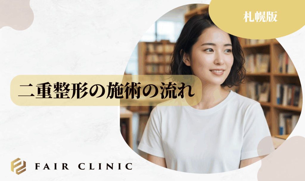 二重整形施術の流れ