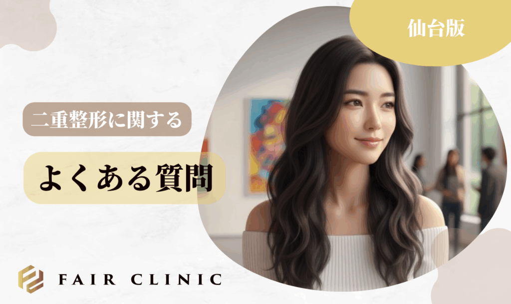 仙台の二重整形に関するQ&A