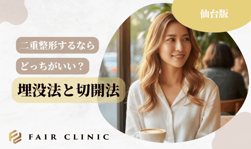 二重整形の埋没法と切開法どっちを選ぶ？