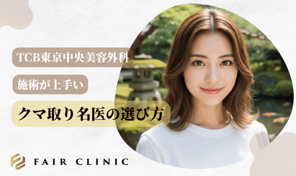 TCBクマ取りの名医の選び方