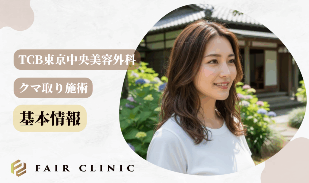 TCBのクマ取りの基本情報