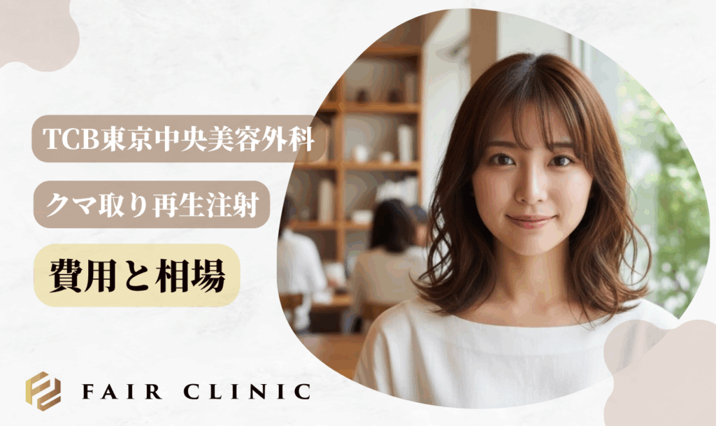 クマ取り再生注射の費用と相場