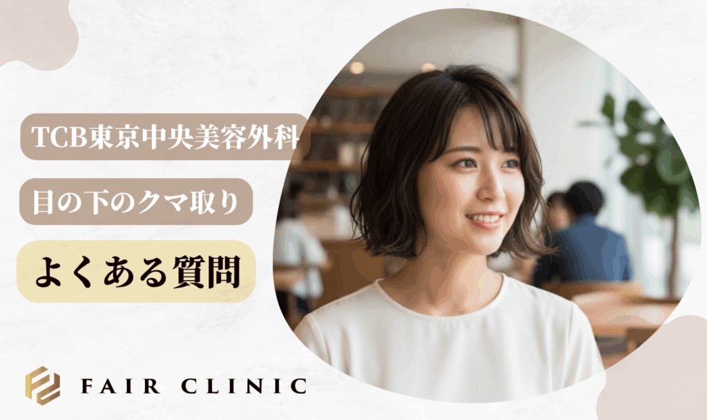 TCBのクマ取りに関するよくある質問