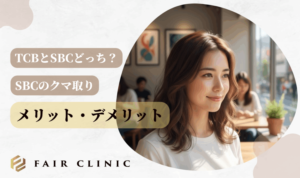 湘南美容クリニッククマ取りのメリット・デメリットと向いている人