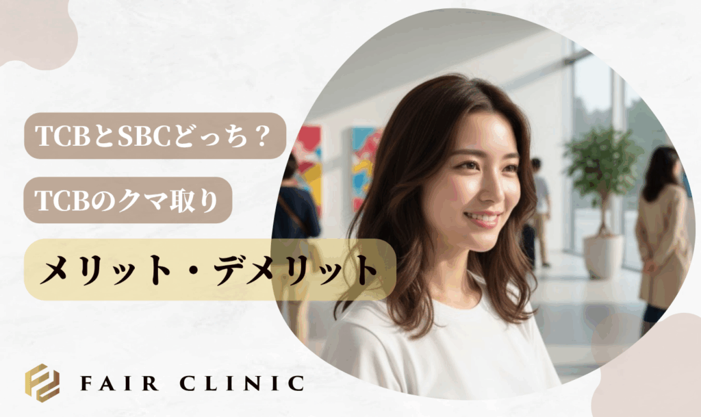 TCBクマ取りのメリット・デメリットと向いている人