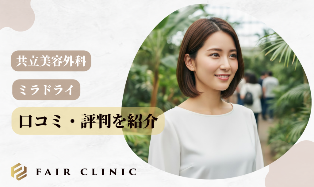 わきが：共立美容外科のミラドライに関する口コミ評判