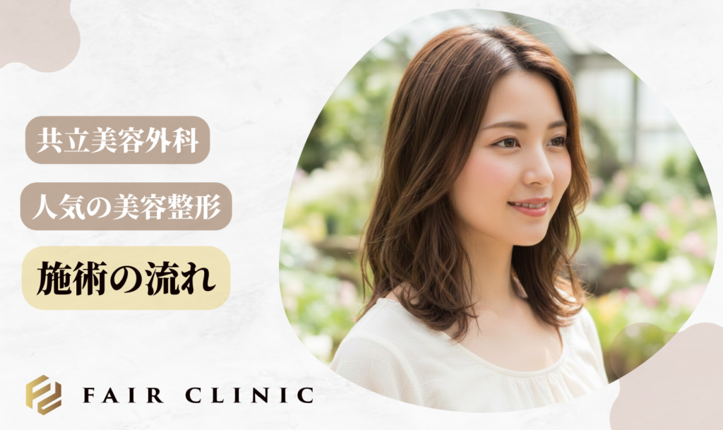 共立美容外科の施術の流れ