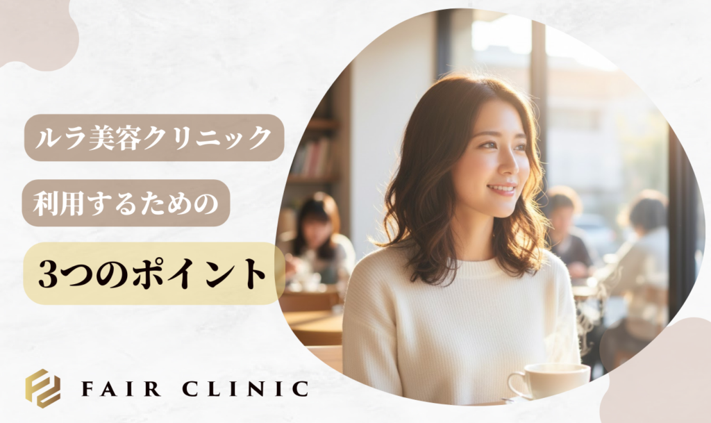 不安なくルラ美容クリニックを利用するための3つのポイント