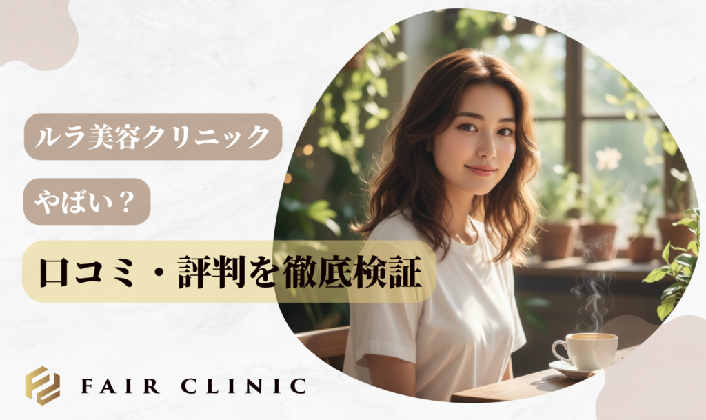 ルラ美容クリニックのやばい口コミ評判の真偽とは