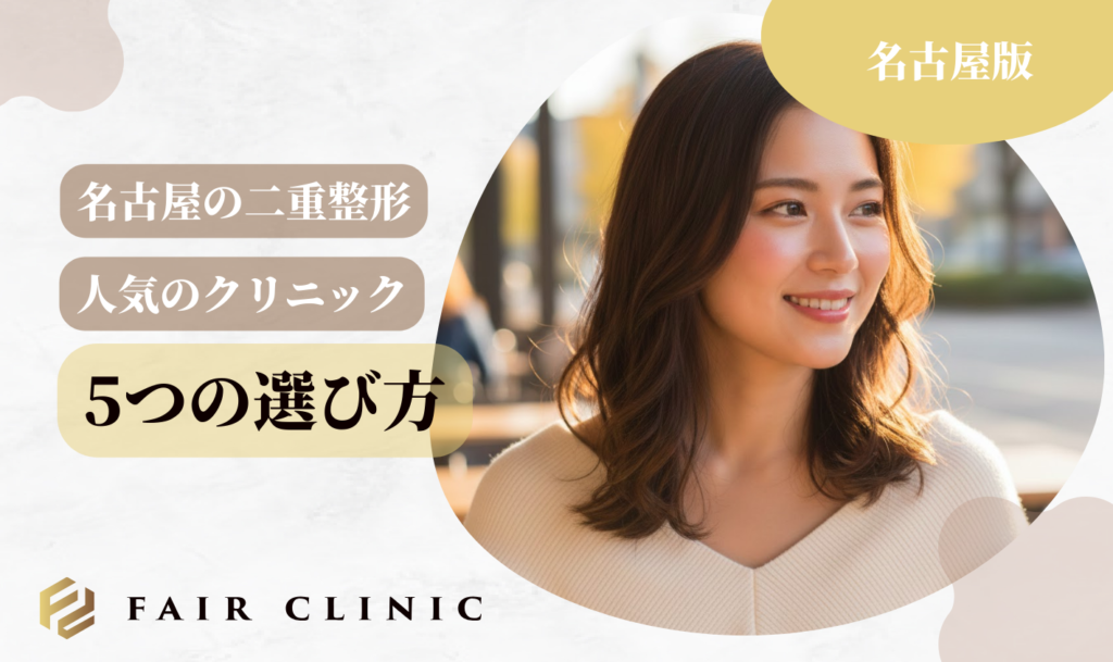 失敗しない！名古屋の二重整形クリニック選び方5つ