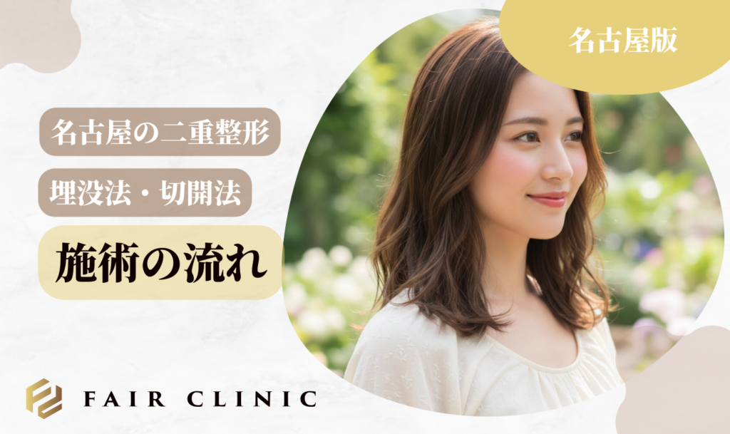 【名古屋編】二重整形の施術の流れ