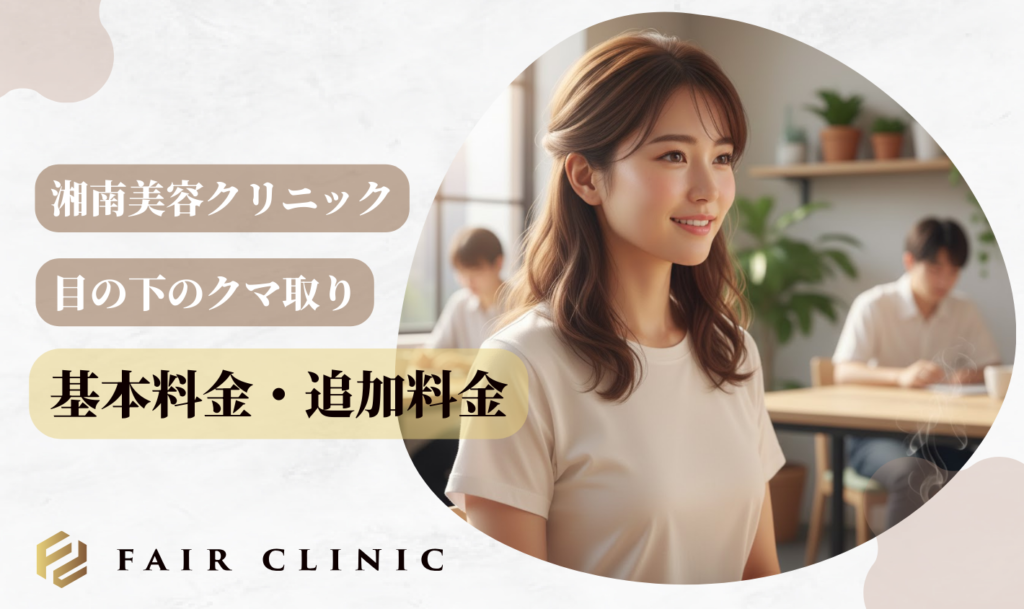 口コミから見る湘南美容クリニックのクマ取りの費用