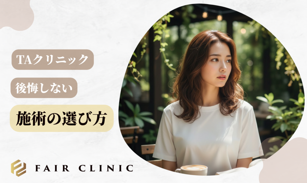 後悔しない！施術の選び方4つのポイント