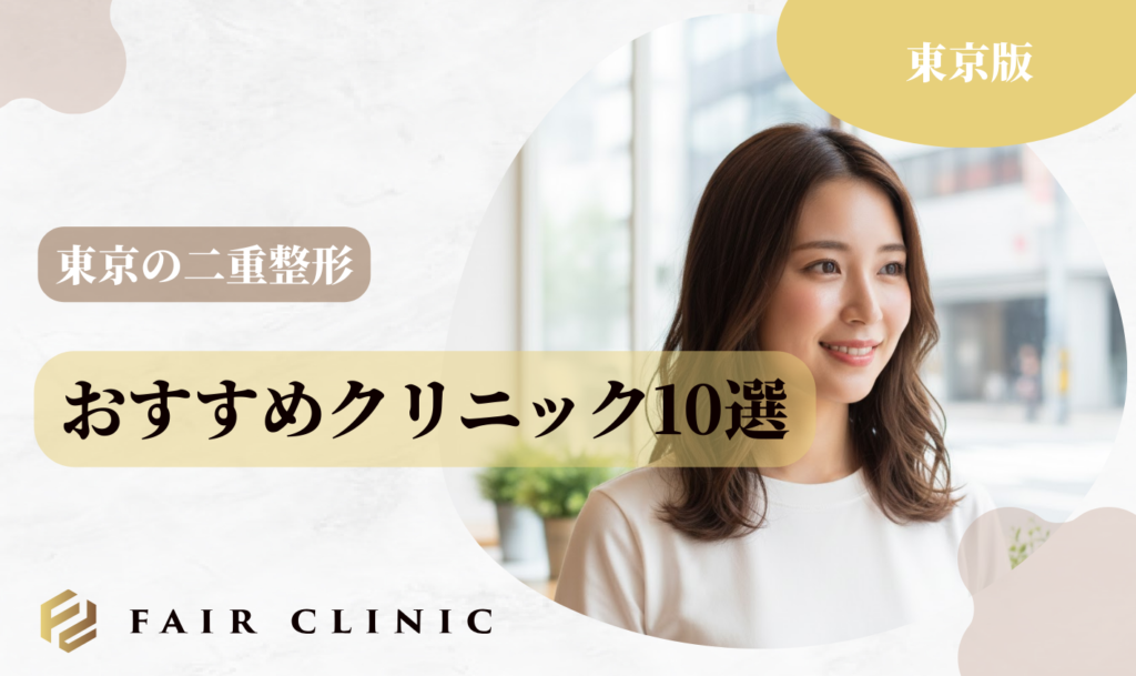 東京で二重整形がおすすめの人気クリニック10選
