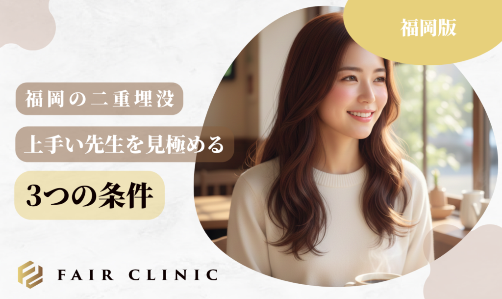 福岡の二重埋没 上手い先生を見極める条件