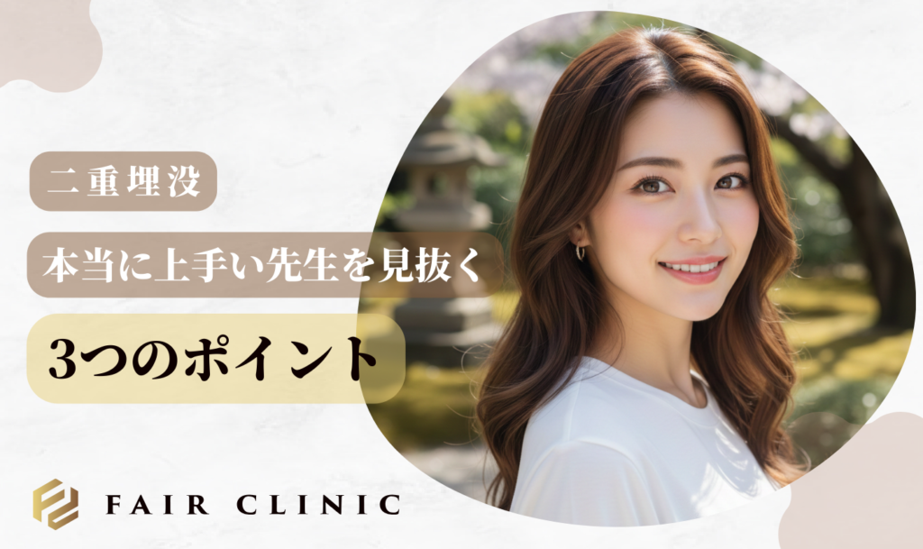 二重埋没が上手い先生の口コミは?失敗しない名医の選び方【2026年】 上手い先生を見抜くポイント