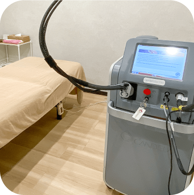 レジーナクリニックの脱毛機