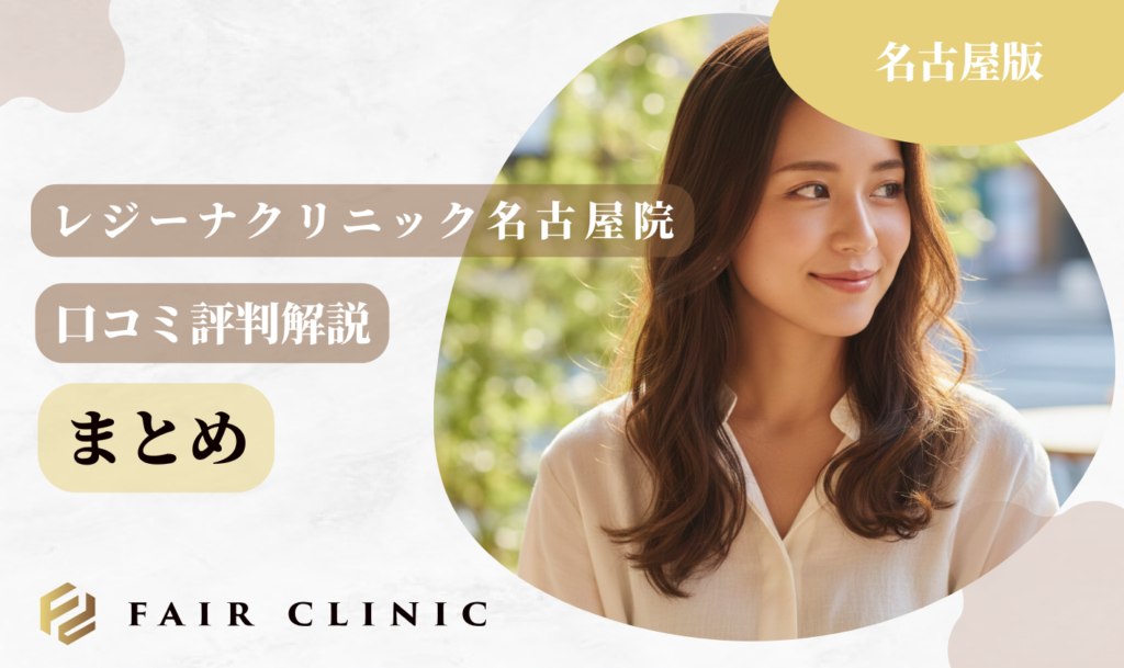 レジーナクリニック名古屋院 まとめ