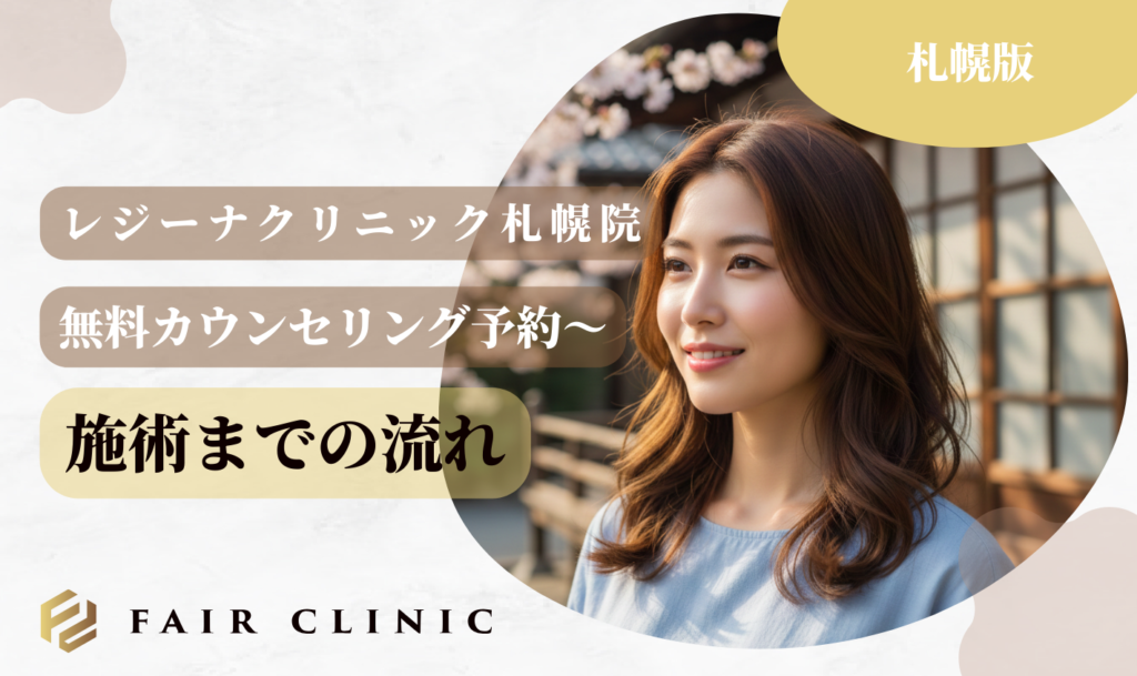 レジーナクリニック札幌院 施術までの流れ