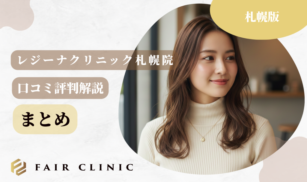 レジーナクリニック札幌院 まとめ