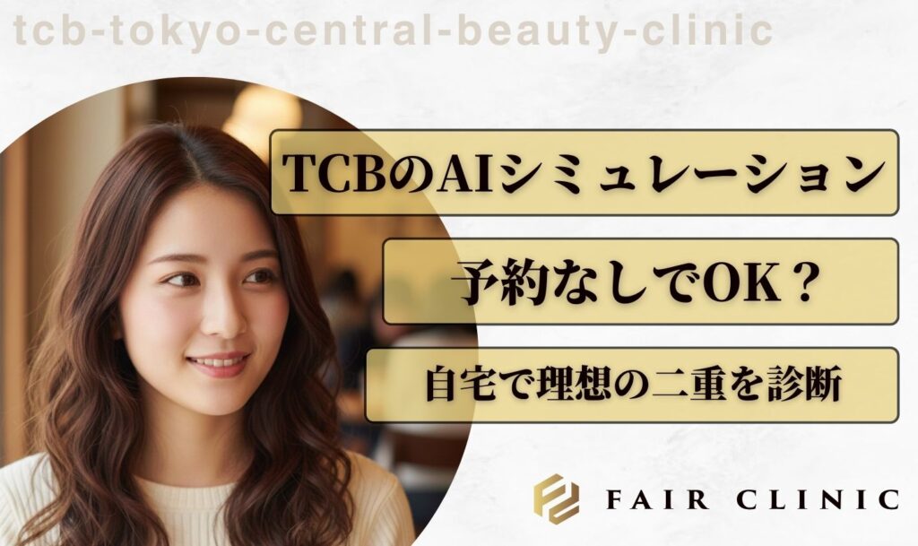 現在の画像: 【2026最新】TCBのAIシミュレーションは予約なしでOK？自宅で理想の二重を診断 アイキャッチ