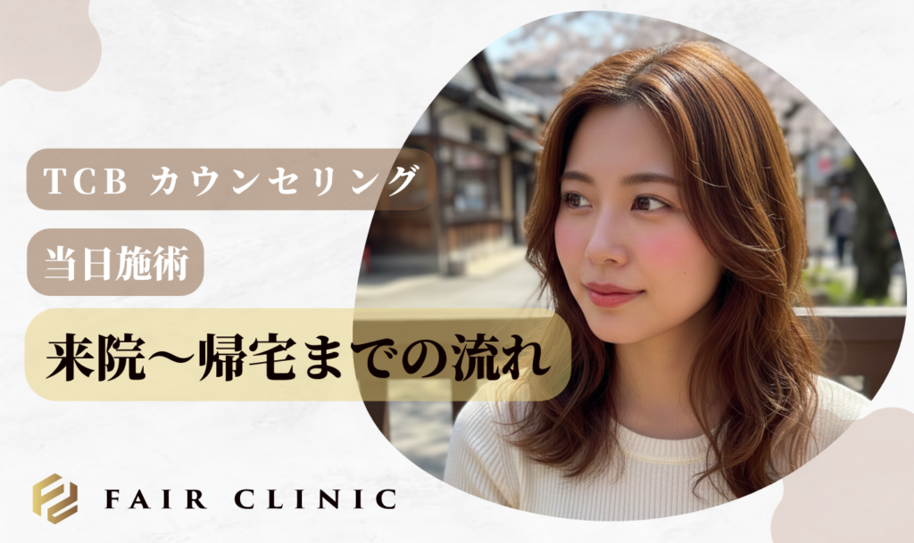 TCBカウンセリング当日施術の条件は？今日受けるための予約術と持ち物【2026年最新】　来院から帰宅までの流れ