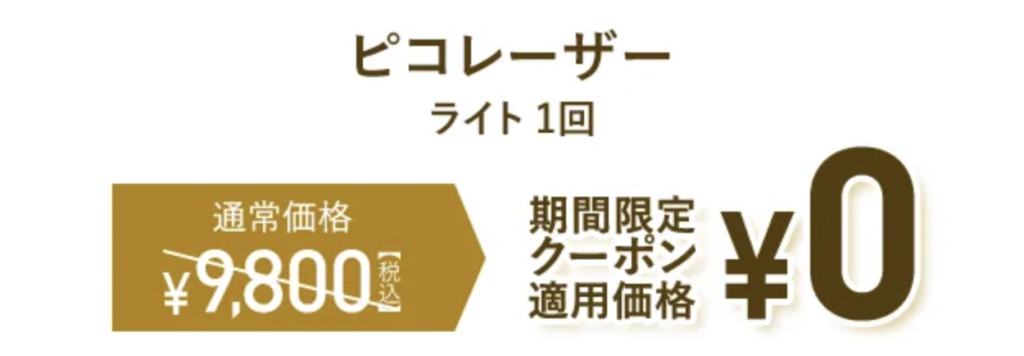 25,000円OFFクーポン利用で実質0円