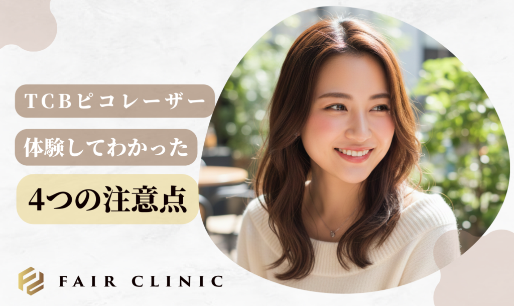 TCBピコレーザーの口コミは？他院と比較して分かった効果の差と安さの理由を解説 体験レポ