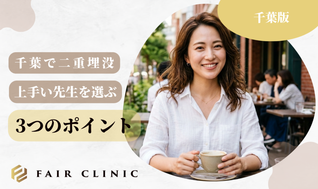 千葉二重埋没　上手い先生を選ぶ3つのポイント