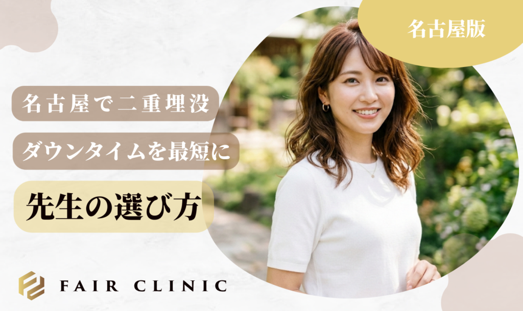 名古屋の二重埋没　先生の選び方