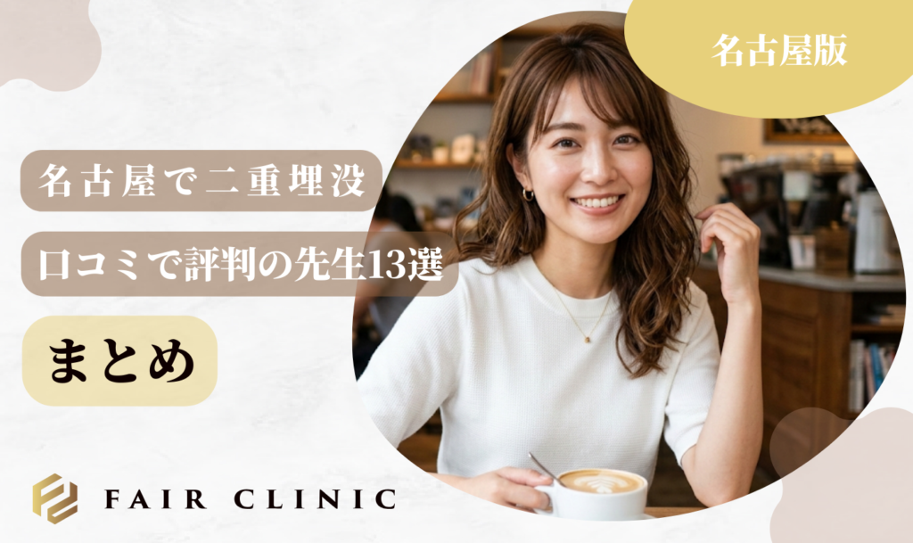 名古屋の二重埋没　まとめ