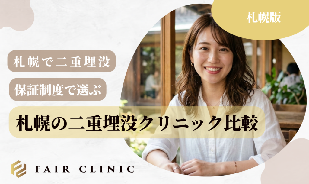二重埋没　札幌　クリニック比較