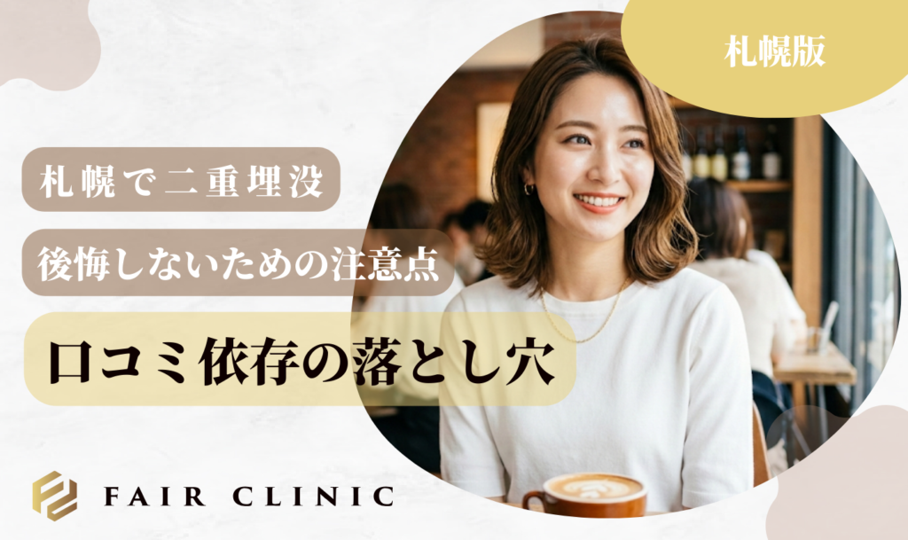 二重埋没　札幌　口コミ依存の落とし穴