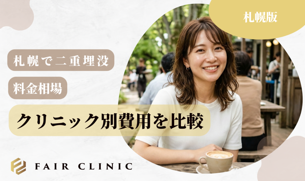 二重埋没　札幌　料金相場