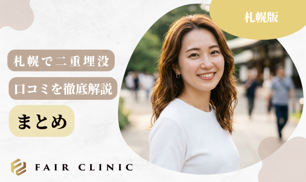 二重埋没　札幌　まとめ