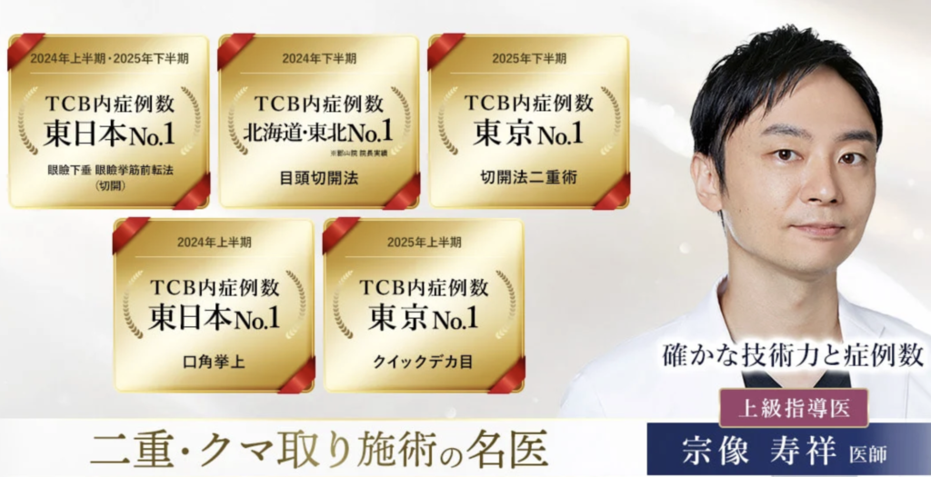 宗像 寿祥 医師｜TCB東京中央美容外科 渋谷東口院