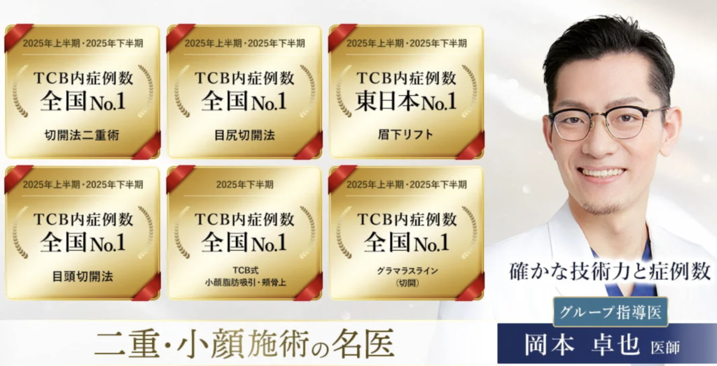 岡本 卓也 医師｜TCB東京中央美容外科 池袋駅前院